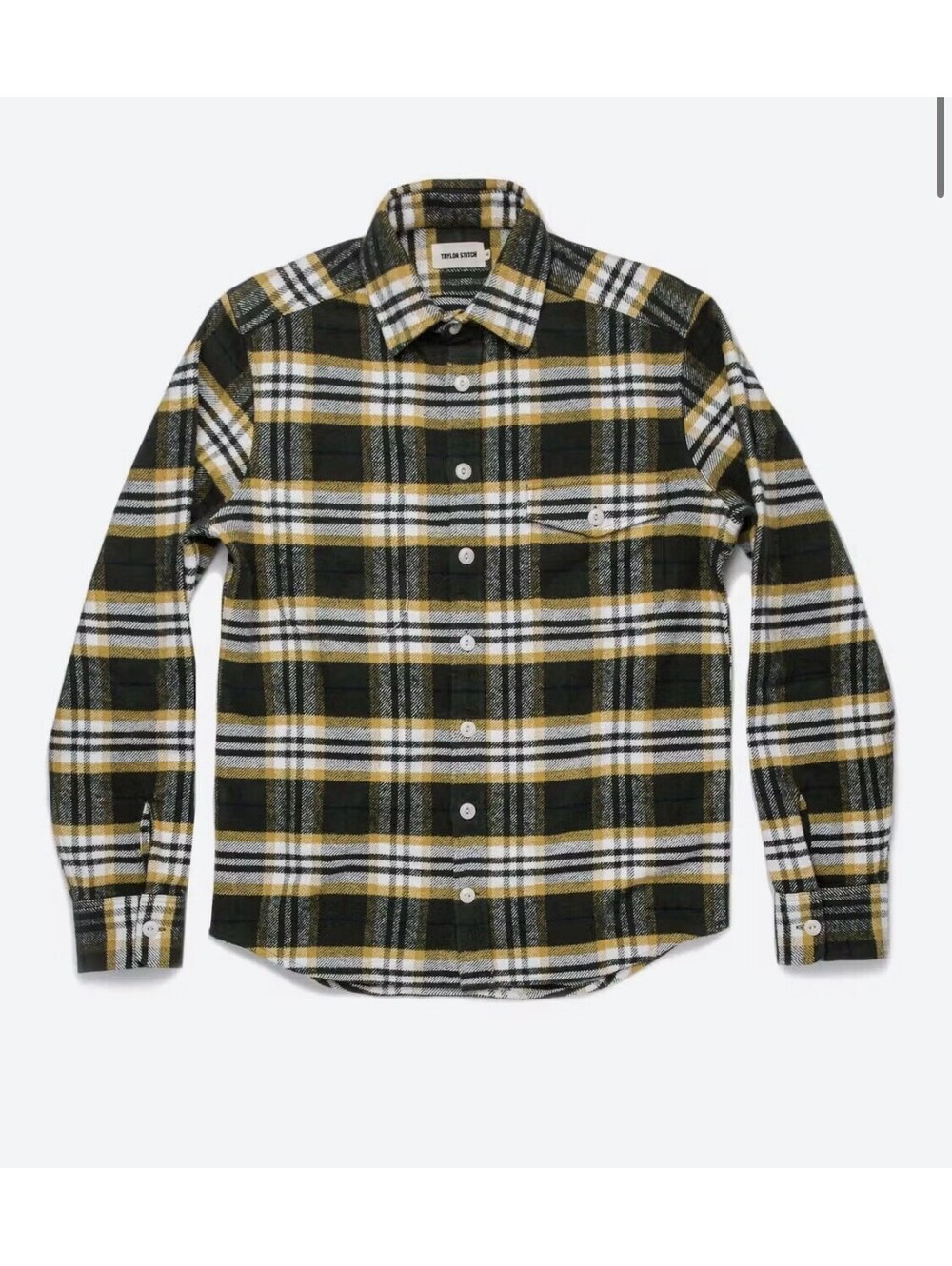TAYLOR STITCH CRATER FLANNEL HUCKBERRY PLAID SHIRT SHIRT SIZE 40 NWOT M MEDIUM